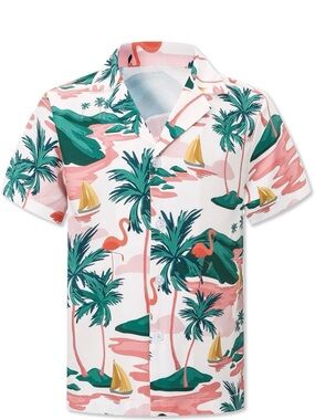 Men’s Buttondown Flamingo shirt